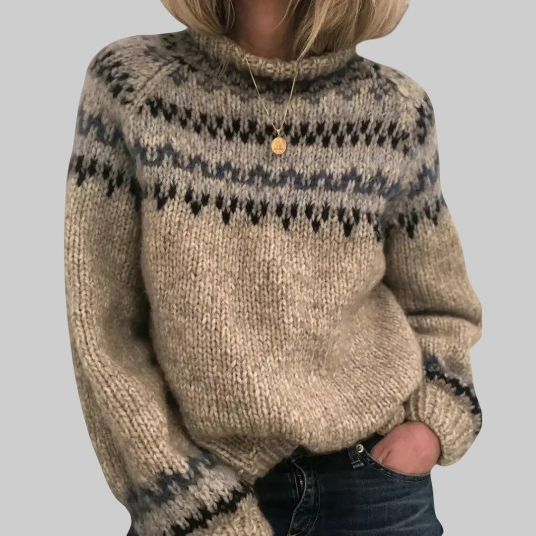 Ashley - Vintage Handcrafted Icelandic Jumper