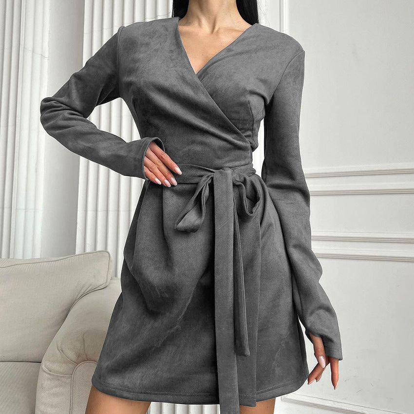 Mila | Wrap Belt Mini Dress