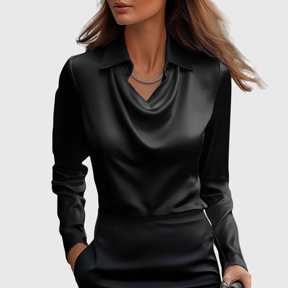 Brooklyn – Elegant blouse in satin look