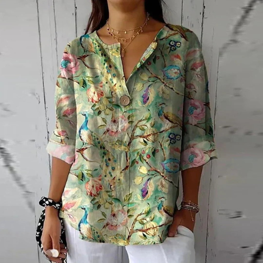 GILLIE – VINTAGE-INSPIRED BLOUSE