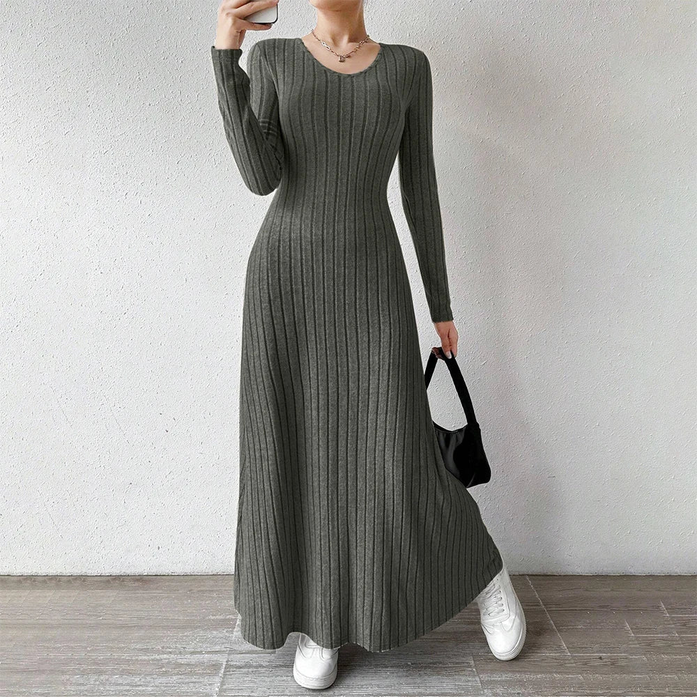 Lucy Rose - Elegant Midi Dress for Women