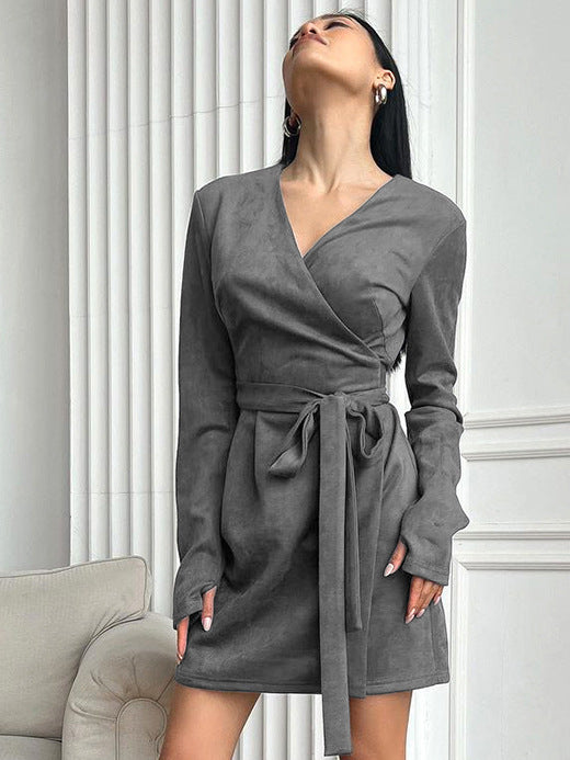 Mila | Wrap Belt Mini Dress